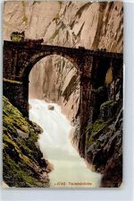 Teufelsbrücke Postkutsche