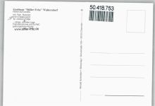 01814 O8321 Waltersdorf, Sächs Schweiz - Gasthaus Stiller Fritz