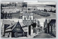 21481 W2058 Lauenburg , Elbe - Schwimmbad, Elbstraße