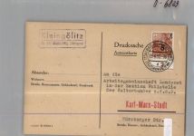 07422 O6821 Kleingölitz KEINE AK Landpoststempel