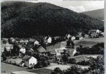 34549 W3593 Gellershausen , Waldeck - Pension Haus Waldeck Feld Berg Baum Haus
