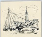 Elbing Elblag - Handgemalt