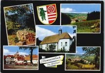 97833 W8773 Frammersbach - Kirche Panorama Platz