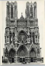 51100 Reims - Kathedrale W.- Fassade