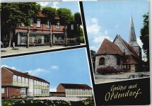 21726 W2164 Oldendorf , Kr Stade - Schule , Kaufhaus