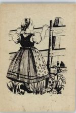 Mädchen, Zaun Kunst