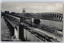 3001 Rotterdam - Fluss Brücke Auto Straßenbahn