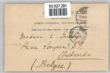 1001 Amsterdam 1906 - Dam Straßenbahn Wettersäule AK