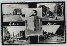 6800 Arnhem - Steenstraat, Jansbinnensingel, Willemsplein, Denkmal, Brücke