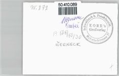 97440 W8727 Werneck - Foto-Karte