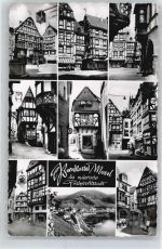 54470 W5550 Bernkastel - Markt Gesamtansicht Brunnen