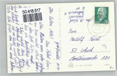 17489 O2200 Greifswald , Hansestadt - Straße der Freundschaft Universität Platz Rathaus Fußgänger Auto