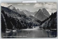 82467 W8100 Garmisch-Partenkirchen - Riessersee, Zugspitze, Waxenstein, Kreuzeck