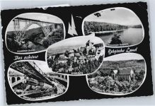 42103 W5600 Wuppertal - Müngstener Brücke, Schwebebahn, Altenberger Dom, Schloss Burg, Remscheider Ralsperre
