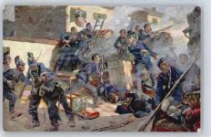 Unterleutnant Franz Spreither WK I Künstlerkarte