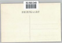 Waschfrau Künstlerkarte