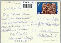 04610 O7404 Meuselwitz , Thür - Altenburger Straße, Rathaus, Bahnhofstraße, Post, Orangerie