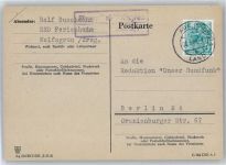 09629 O9201 Wolfsgrün b Freiberg, Sachs - Landpoststempel