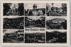 Bad Landeck Ladek-Zdroj - Kurhaus, Kurhotel, Georgenbad, Marienbad, Hindenburgheim, Schweizerei Waldtempel