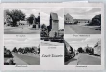 23552 W2401 Kücknitz - Kirchplatz, Kirche, Schule. Josephstraße, Hauptstraße
