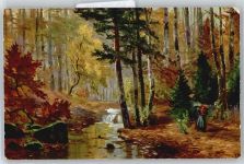 F.B. , Fluß im Wald Künstler