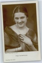 Tschechowa, Olga , Ross No. 1087/2 Filmschauspieler