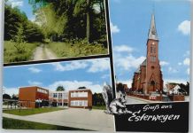 26897 W2993 Esterwegen - Kirche, Schule
