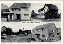 38321 W3341 Denkte - Gasthaus zum Ratskrug , Schule , Edeka