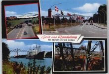 24768 W2370 Rendsburg - Nord-Ostsee-Kanal, Brücke, Schiff