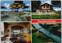 25557 W2215 Hanerau-Hademarschen - Gaststätte, Restaurant, Pension Fischerhütte, Fliegeraufnahme, Hochbrücke