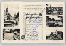 34497 W3540 Korbach - Stechbahn, Rathaus, Brunnen, Edertalsperre, Schloß Waldeck, Stadtpark