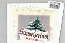 31618 W3073 Liebenau , Kr Nienburg, Weser FOTO KEINE AK Foto mit Negativ, Wald-Gaststätte Schweizerlust