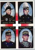 Defour, Herzog, Wille, Guisan General