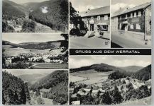 98678 O6124 Sachsenbrunn - Soorgrund, Gaststätte Werratal, Gaststätte Zur grünen Aue Schirnrod