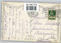 sign. Wesemann Postkutsche Künstlerkarte