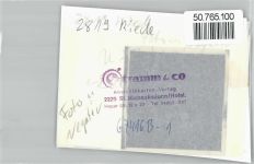 27339 W2819 Riede , Kr Verden, Aller FOTO KEINE AK Foto mit Negativ, Geschäft Bäckerei