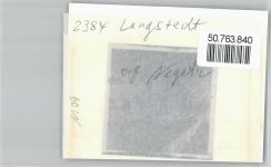 24852 W2384 Langstedt FOTO KEINE AK Foto mit Negativ, Gasthaus