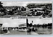 51545 W5220 Waldbröl - Gesamtansicht, Krankenhaus, Strandbad, Siedlung