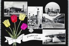 5911 Venlo - Bahnhof, Rathaus, Brücke Maasbrug, Vleesstraat, Postamt