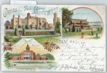 14467 O1500 Babelsberg Lithographie Schloss