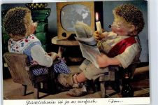 No.341 , Zeitung lesen Mecki