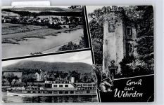 37688 W3472 Wehrden , Weser - Dampfer, Hecht