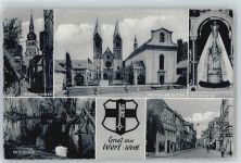 59457 W4760 Werl - Krämergasse, Kurpark, Wallfahrtsbasilika, Kirche, Gnadenbild, Steinerstraße