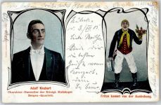 Adolf Neubert, Bergen-Quartett Theaterschauspieler