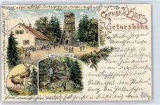 06507 O4302 Bad Suderode Lithographie Victorshöhe
