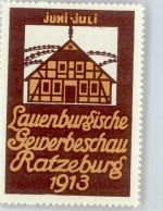 23909 W2418 Ratzeburg - Vignette, Lauenburgische Gewerbeschau 1913