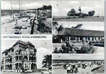 18225 O2565 Kühlungsborn , Ostseebad - Hafen, Strand, FDGB-Erholungsheim Schloss am Meer, Konzertgarten