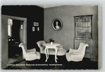 98693 O6300 Ilmenau - Jagdhaus Gabelbach Goethezimmer Innenaufnahme