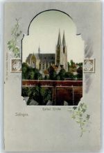 42651 W5650 Solingen Künstlerkarte kath. Kirche verziert