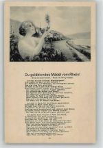 Rheinlieder, Nr. 19 Weintrauben Liederkarte